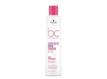 SCHWARZKOPF BONACURE | pH 4.5 COLOR FREEZE Shampooing Micellaire Argent