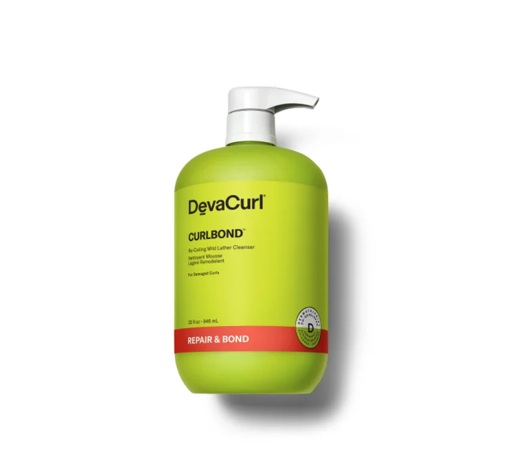 DEVACURL Curlbond | Repair & Bond | Nettoyant Réparateur - Shampooing Doux Pour Boucles Fragilisées (355ml/12oz)