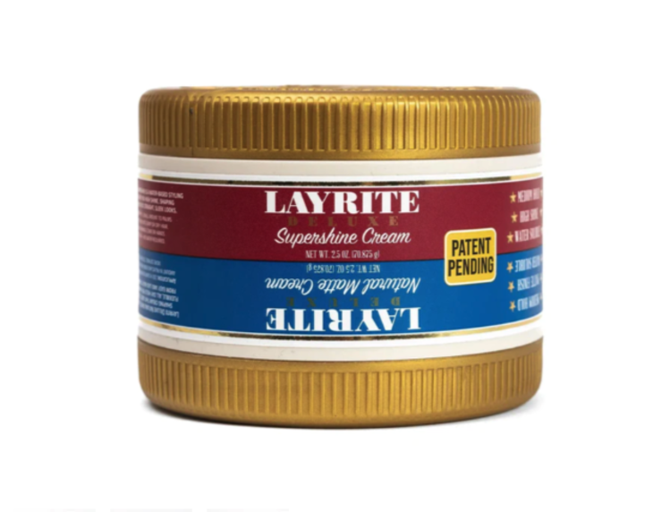 LAYRITE Deluxe ***Pomades Duo | Supershine Cream & Natural Matte Cream (2x2.5oz/70.875g)