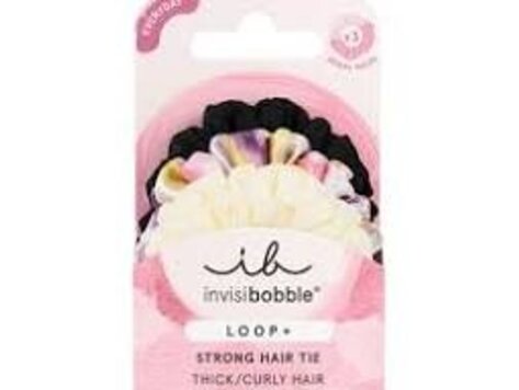 INVISIBOBBLE LOOP+ Be Strong Hair Tie Thick / Curly Hair (Paquet de 3)