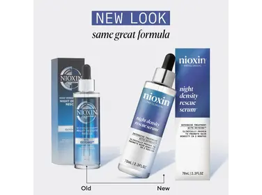 NIOXIN Pro Clinical NIOXIN - SERUM | Night Density Rescue | Traitement Intensif avec Oxydine 70ml (2.3 oz)