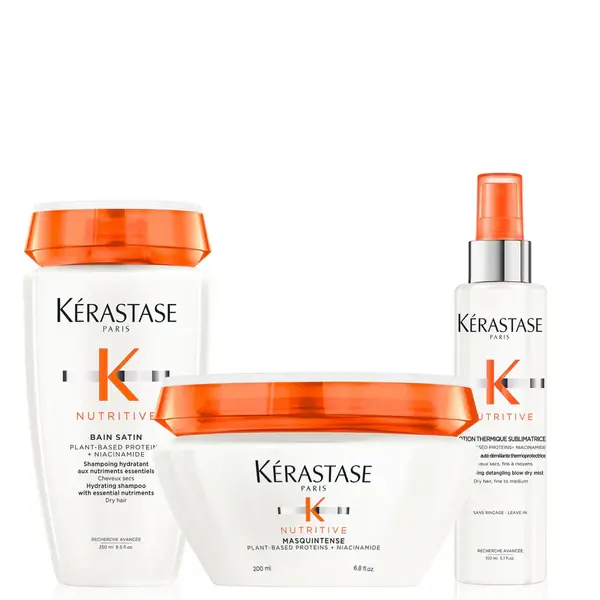 KÉRASTASE - ROUTINE | Intense Hydration for Fine to Medium Hair NUTRITIVE