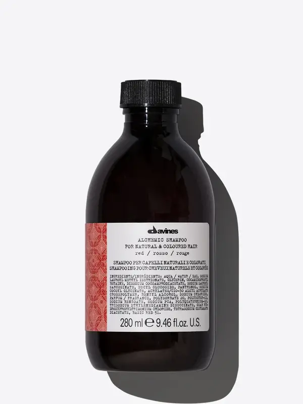 DAVINES ALCHEMIC Shampooing Rouge