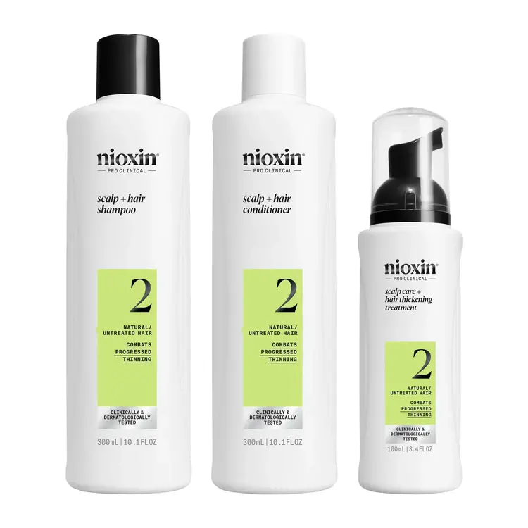 NIOXIN Pro Clinical NIOXIN - SYSTÈME | 2 Cheveux Naturels - Chute Avancée | KIT | Trousse de Départ