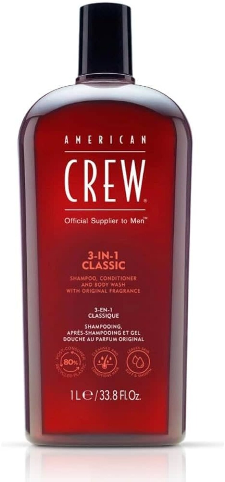 AMERICAN CREW AMERICAN CREW - CLASSIC | 3-IN-1 Shampoo, Conditioner and Body Wash / Shampooing Soin et Gel Douche