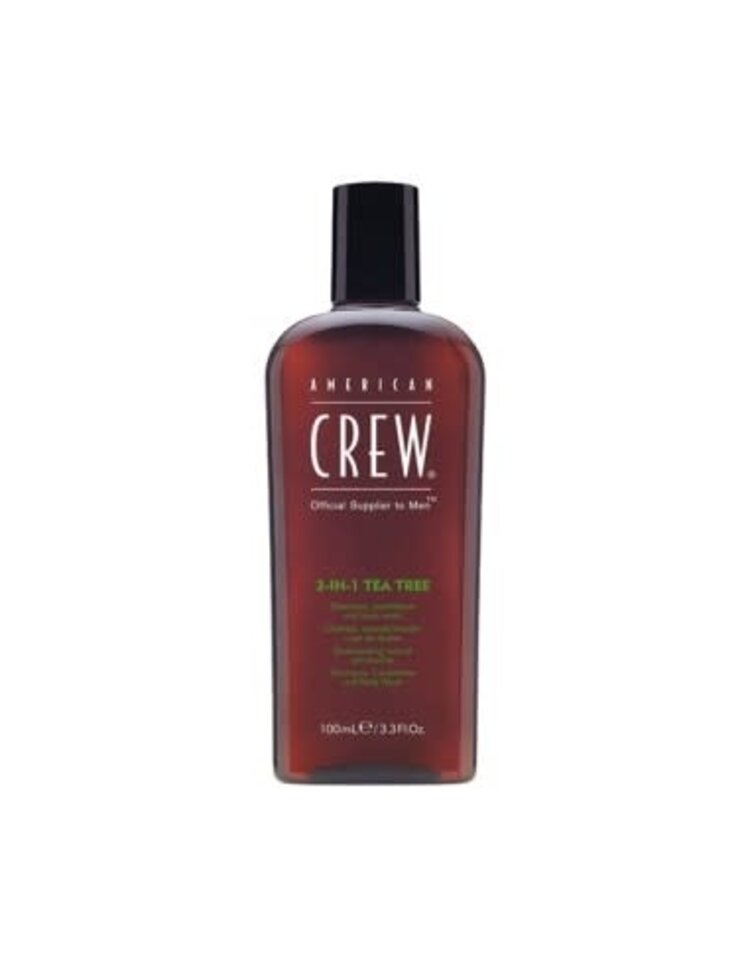 AMERICAN CREW AMERICAN CREW - TEA TREE 3-IN-1 Shampoo, Conditioner and Body Wash / Shampooing Soin et Gel Douche
