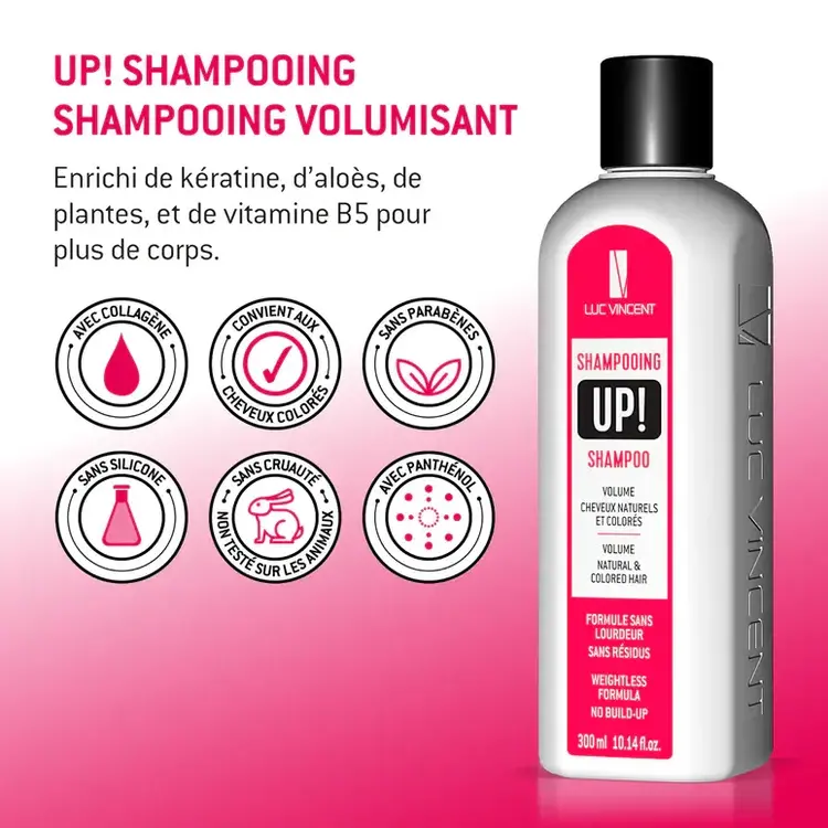 LUC VINCENT LUC VINCENT - UP! Shampoo Volume / Shampooing Volume (300ml/10.14oz)