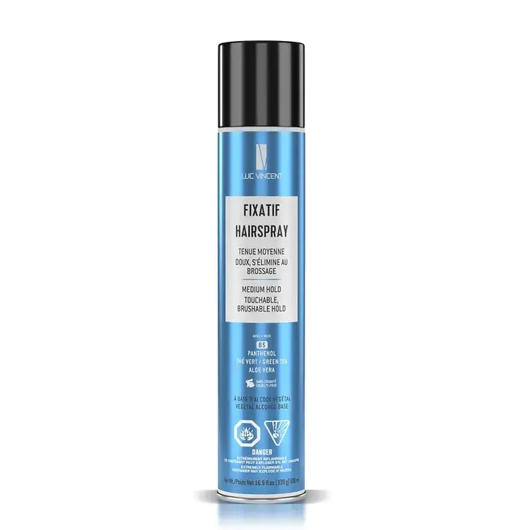 LUC VINCENT LUC VINCENT - COIFFANTS | FIXATIF HAIRSPRAY Medium Hold / Tenue Moyenne 500ml (339g)