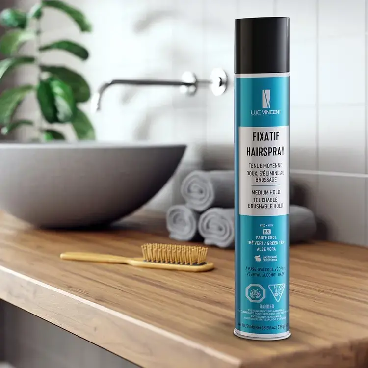 LUC VINCENT LUC VINCENT - COIFFANTS | FIXATIF HAIRSPRAY Medium Hold / Tenue Moyenne 500ml (339g)