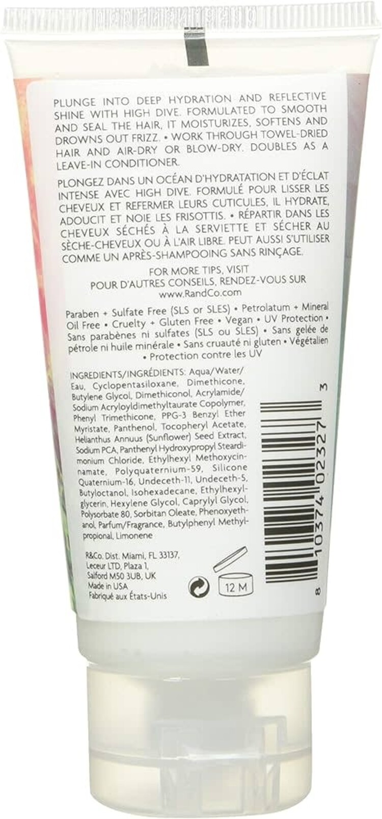 R+CO HIGH DIVE Moisture + Shine Cream 147ml (5 oz)