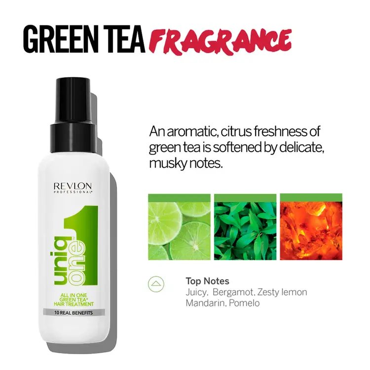 REVLON PROFESSIONAL Uniq One | All In One Green Tea Traitement Capillaire - 10 Bienfaits (150ml/5.1oz)