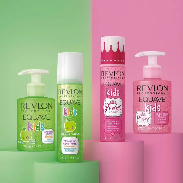 REVLON PROFESSIONAL EQUAVE | KIDS | POMME VERTE Hypoallergenic Detangling Conditioner 200ml (6.7 oz)