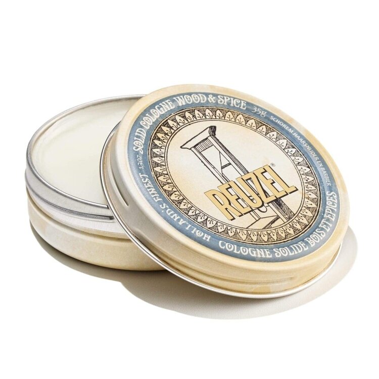 REUZEL REUZEL - BARBE & RASAGE | *Cologne Solide / Solid Cologne (1.3oz/35g) - (Bois et Épices/Wood & Spice)