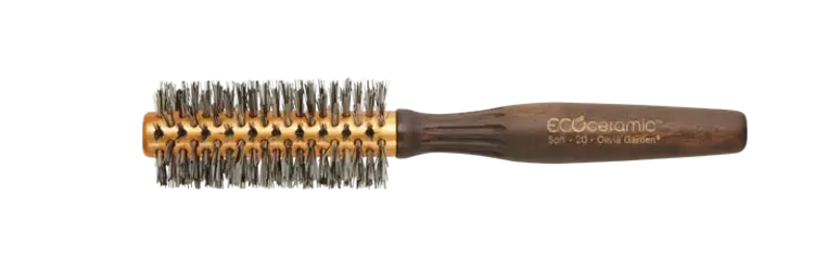 OLIVIA GARDEN ECOCERAMIC Brosse Ronde Thermique à Poils Souples