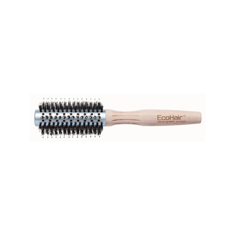 OLIVIA GARDEN ECOHAIR | VENT Brosse en Bambou Écologique Poils Ioniques et Sanglier 100%