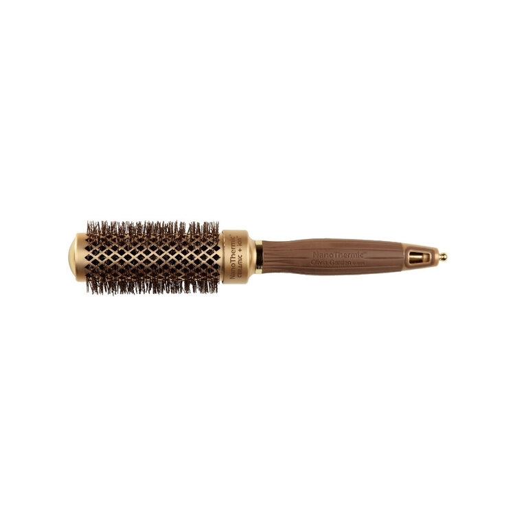 OLIVIA GARDEN NANOTHERMIC | CERAMIC + ION Brosse Ronde en Tourmaline et Céramic