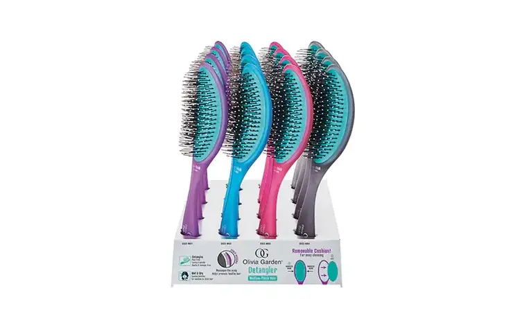 OLIVIA GARDEN OG BRUSH | DETANGLER Brosse Démêlante pour Cheveux Moyens à Épais