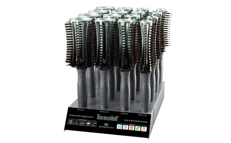 OLIVIA GARDEN OLIVIA GARDEN - THERMOVENT Brosse Poils Ioniques & Sanglier