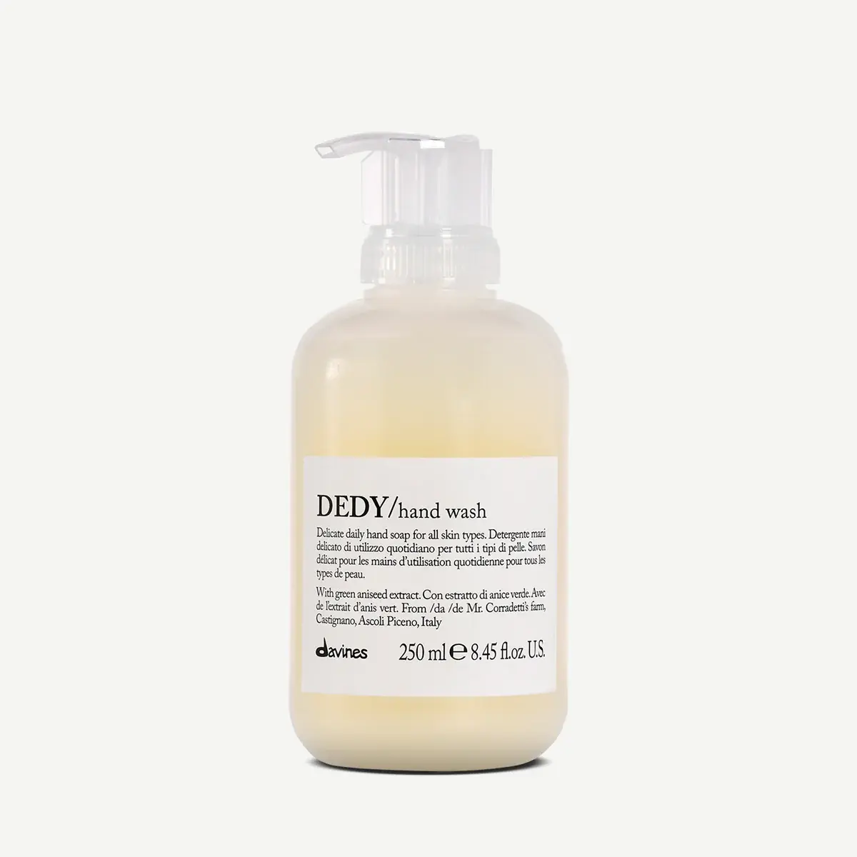 ESSENTIAL | LIFESTYLE | DEDY / Hand Wash. Savon Déliact pour les Mains 250ml (8.45 oz)