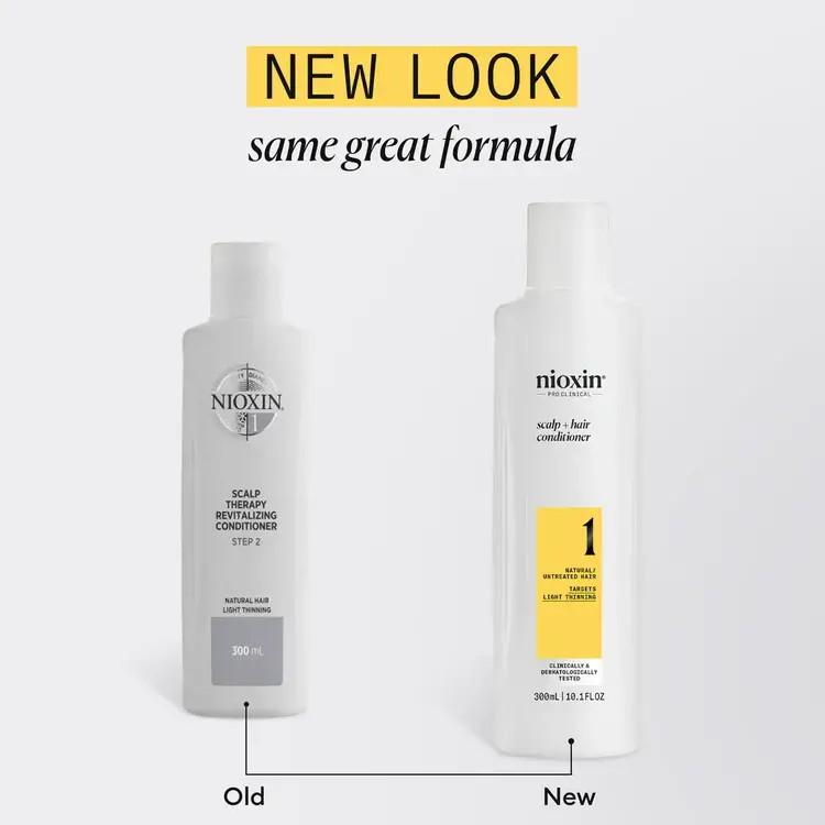 NIOXIN Pro Clinical System 1 | Conditioner – For Natural Hair with Light Thinning