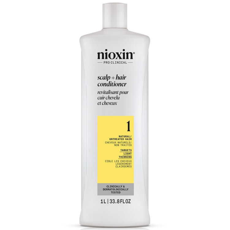 NIOXIN Pro Clinical System 1 | Conditioner – For Natural Hair with Light Thinning