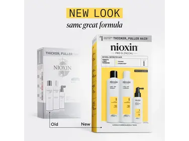 NIOXIN Pro Clinical NIOXIN - SYSTÈME | 1 Cheveux Naturels - Légèrement Clairsemés | KIT | Trousse de Départ