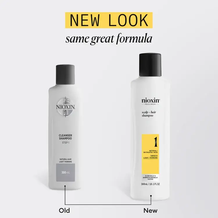 NIOXIN Pro Clinical NIOXIN - SYSTÈME | 1 Cheveux Naturels Légèrement Clairsemés | DUO