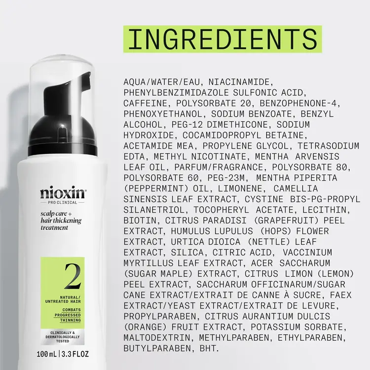 NIOXIN Pro Clinical NIOXIN - SYSTEM 2 Scalp Care + Hair Thickening Treatment