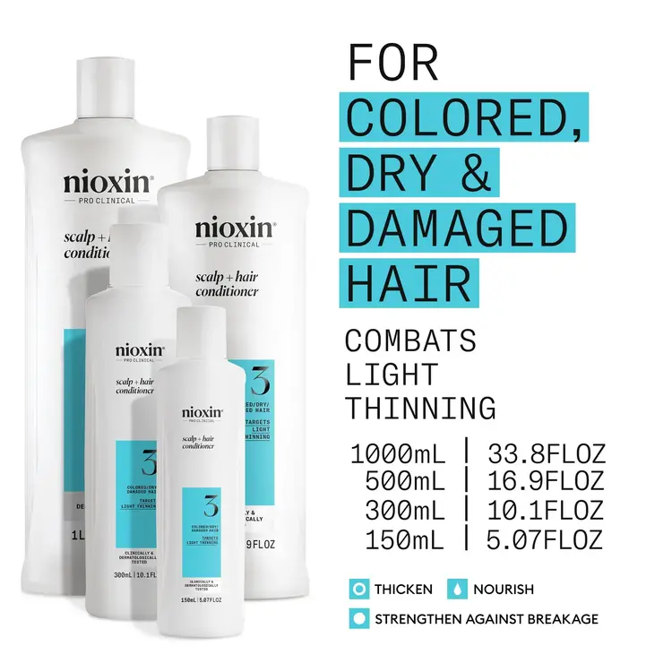 NIOXIN Pro Clinical NIOXIN - SYSTÈME | 3 Cheveux Colorés - Légèrement Clairsemés | Revitalisant