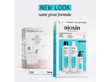NIOXIN Pro Clinical NIOXIN - SYSTÈME | 3 Cheveux Colorés - Légèrement Clairsemés | KIT | Trousse de Départ