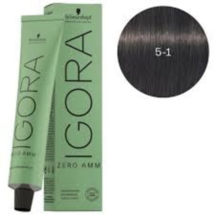 SCHWARZKOPF IGORA . ZERO AMM | Coloration Permanente Crème . Sans Ammoniaque (60ml/2oz)