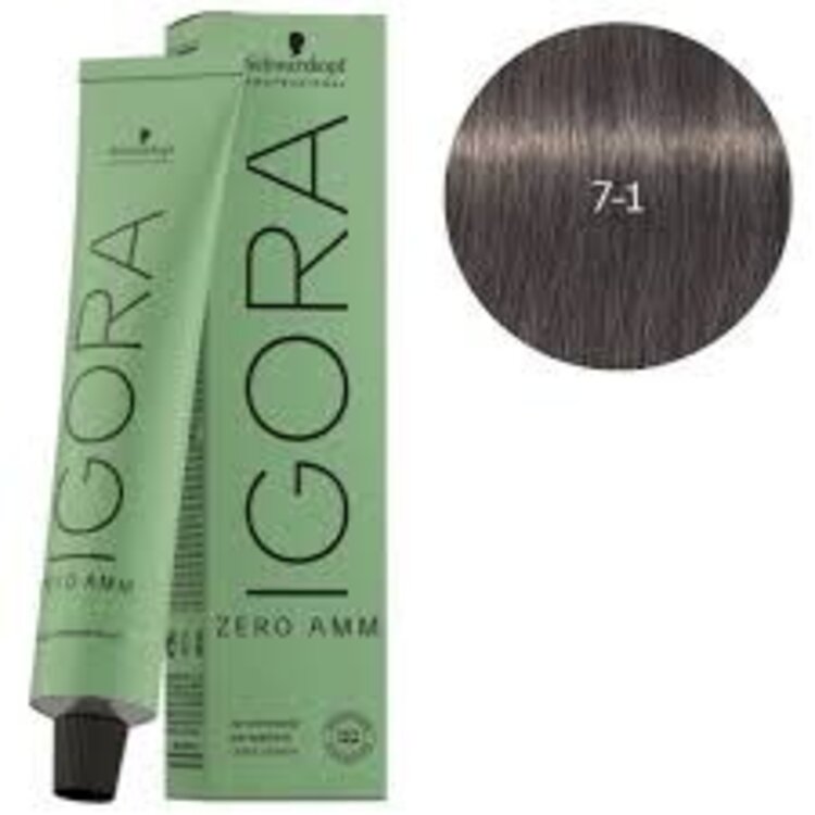 SCHWARZKOPF IGORA . ZERO AMM | No Ammonia Permanent Color Cream (60ml/2oz)
