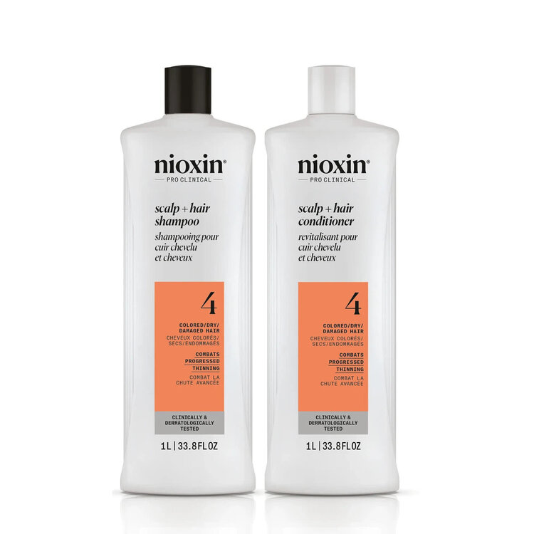 NIOXIN Pro Clinical NIOXIN - SYSTÈME | 4 Cheveux Colorés - Chute Avancée | DUO Litres