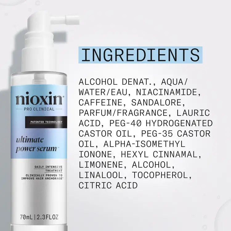NIOXIN Pro Clinical NIOXIN - ULTIMATE POWER | SERUM | Traitement Intense Quotidien 70ml (2.3 oz)