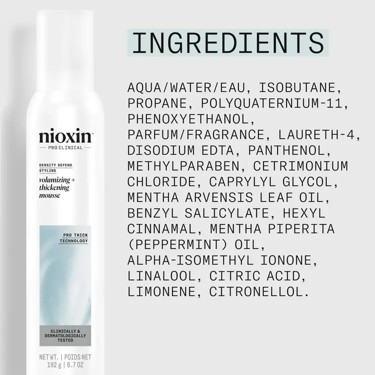 NIOXIN Pro Clinical Density Defend | Volumizing & Thickening Mousse