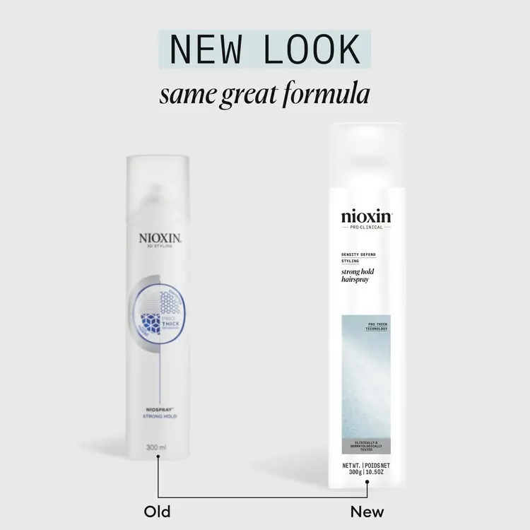 NIOXIN Pro Clinical Density Defend | Strong Hold Hairspray – Long-Lasting Styling Control
