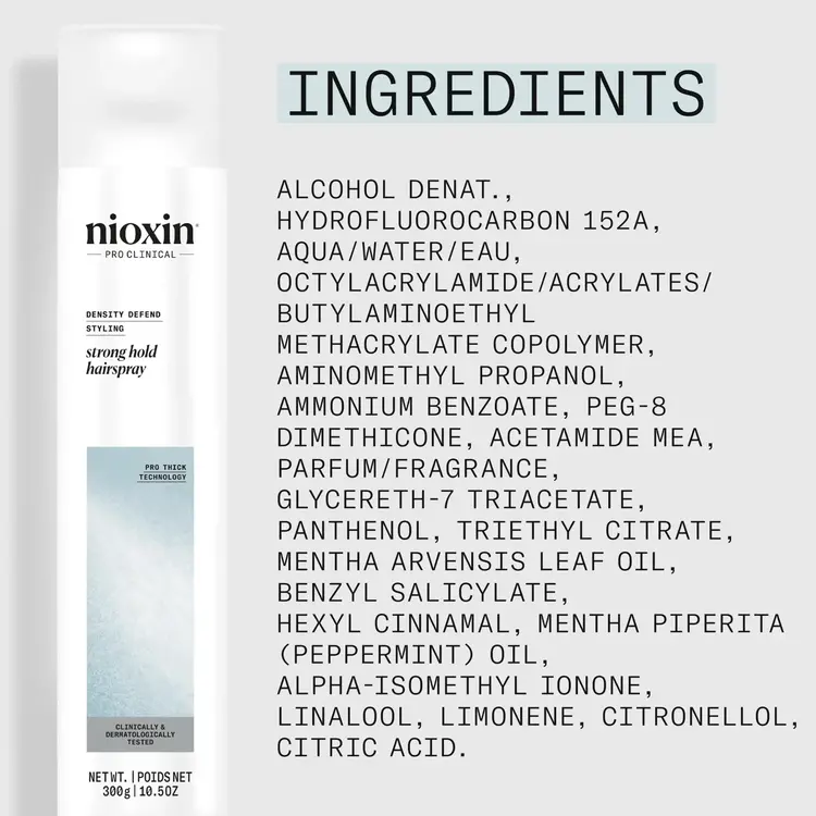 NIOXIN Pro Clinical Density Defend | Fixatif Tenue Ferme – Maintien Durable et Volume