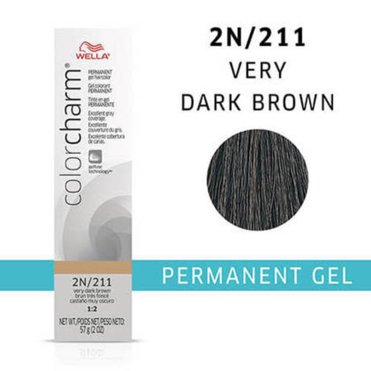WELLA COLOR CHARM Gel Permanent  Hair Color  57g (2 oz)