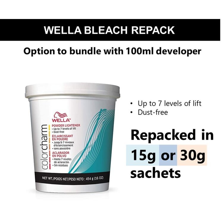 WELLA COLOR CHARM Dust Free Powder Hair Lift Lightener