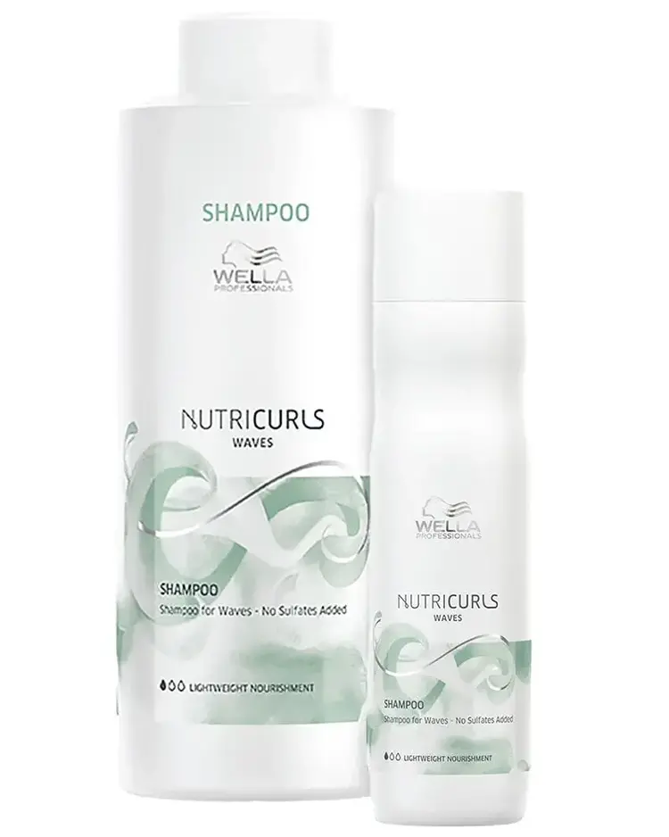 WELLA WELLA - NUTRICURLS | WAVES Shampooing pour les Ondulations Sans Sulfate
