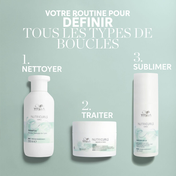 WELLA WELLA - NUTRICURLS | WAVES & CURLS Masque Soin en Profondeur