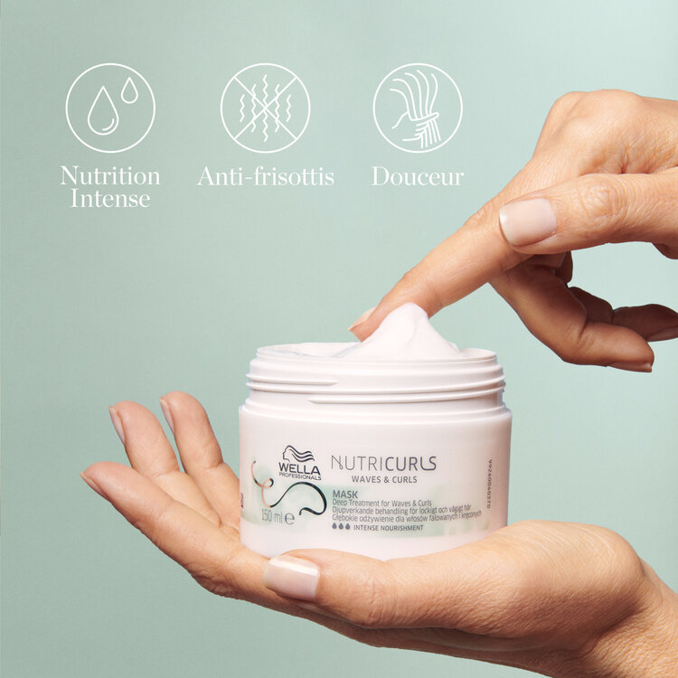 WELLA WELLA - NUTRICURLS | WAVES & CURLS Masque Soin en Profondeur