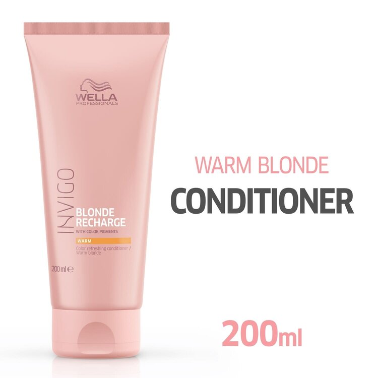 WELLA WELLA - INVIGO | BLONDE RECHARGE Revitalisant Ravive-Couleur Blond Chaud 200ml (6.7 oz)