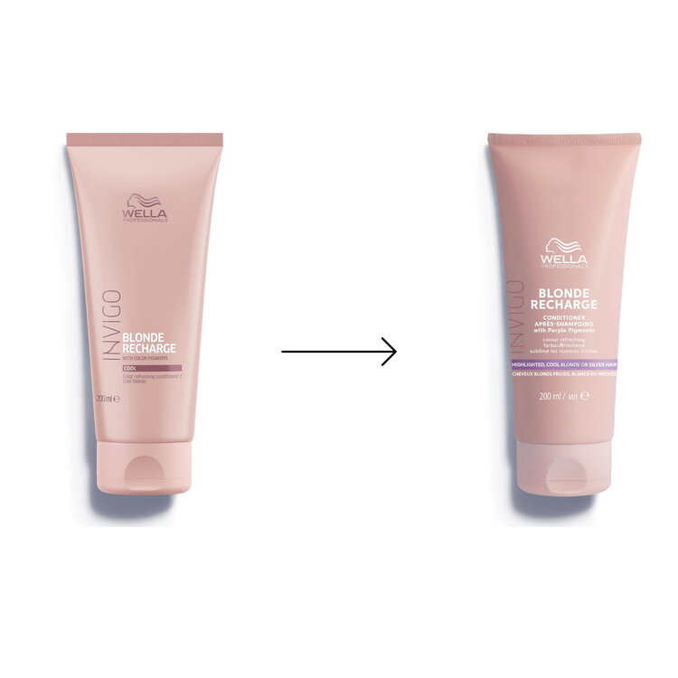 WELLA WELLA - INVIGO | BLONDE RECHARGE ***Revitalisant Ravive-Couleur Blond Froid 200ml (6.7 oz)