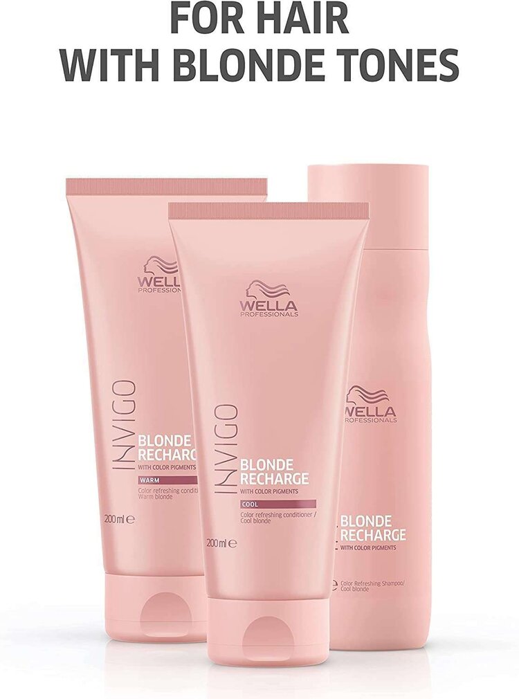 WELLA WELLA - INVIGO | BLONDE RECHARGE Shampooing Ravive-Couleur Blond Froid
