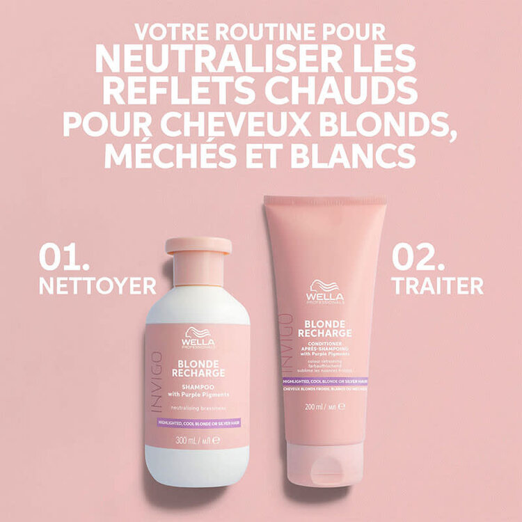 WELLA WELLA - INVIGO | BLONDE RECHARGE Shampooing Ravive-Couleur Blond Froid