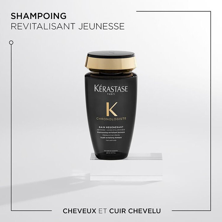 KÉRASTASE Chronologiste | Bain Regénérant – Shampooing revitalisant d’exception pour cuir chevelu et cheveux