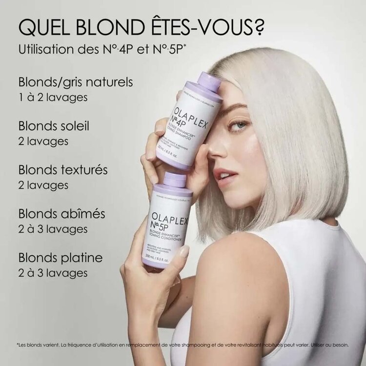 OLAPLEX N°5P | Après-Shampooing Déjaunissant Blonde Enhancer