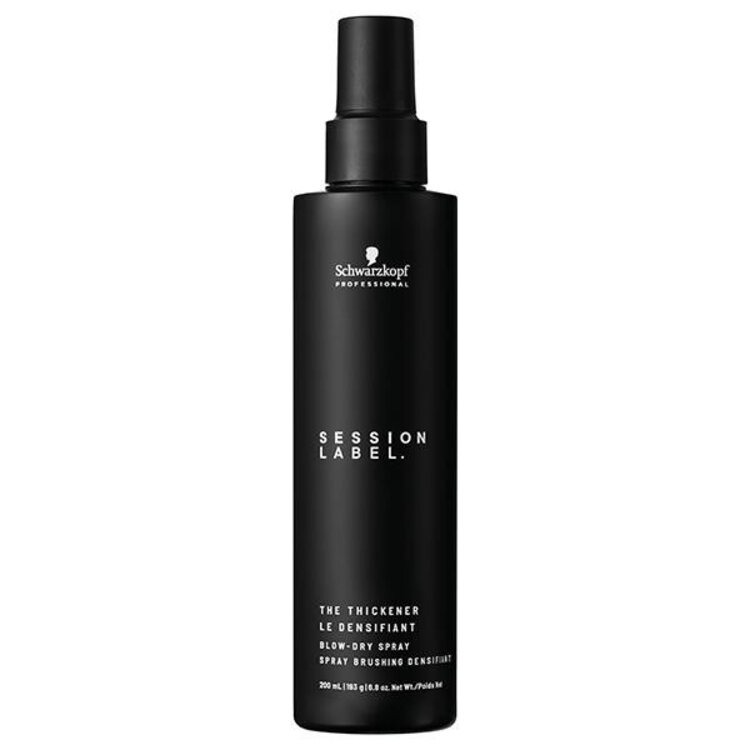 SCHWARZKOPF SESSION LABEL | The Thickener | Blow-Dry Spray (200ml/193g/6.8oz)