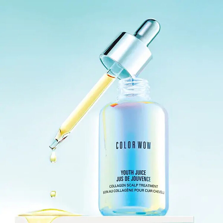 COLOR WOW Youth Juice | Collagen Scalp Treatment (50 ml / 1.7 fl. oz) – Revitalizing serum that strengthens roots and boosts scalp vitality